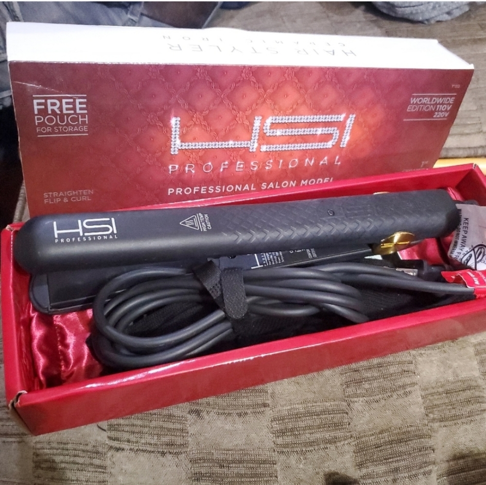 HSI Professional Ceramic Tourmaline Ionic Flat Iron